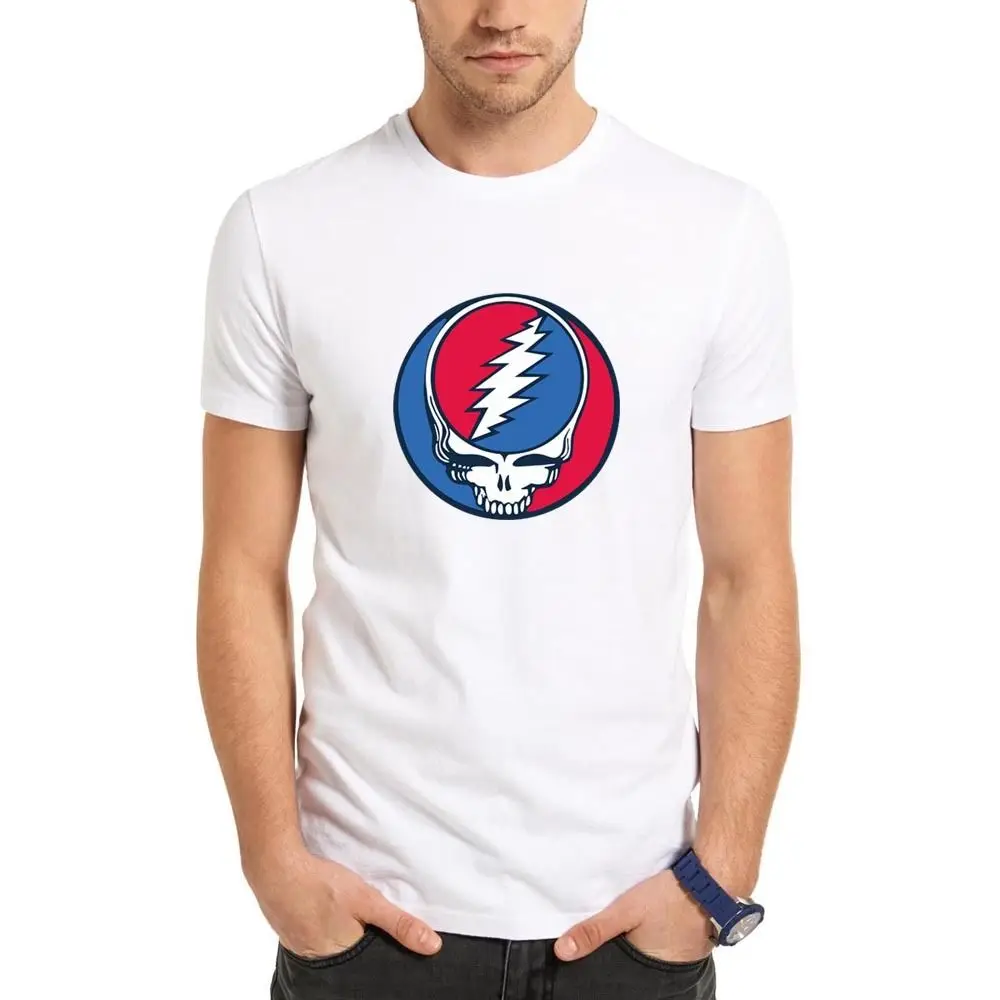 Loo show Винтаж Grateful Dead украсть ваше лицо Графический хлопковая Футболка Для мужчин