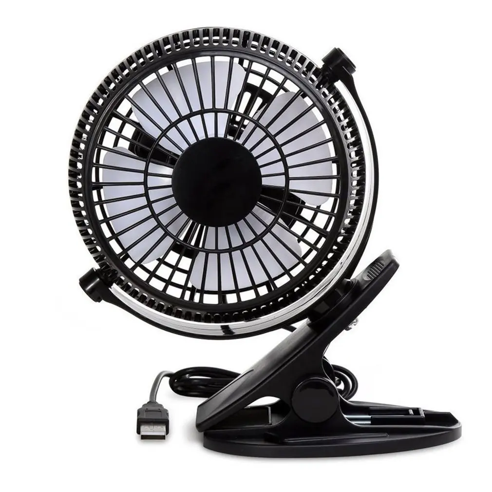 360 Degreen Rotation Portable USB Desk Fan Electric Desktop Computer