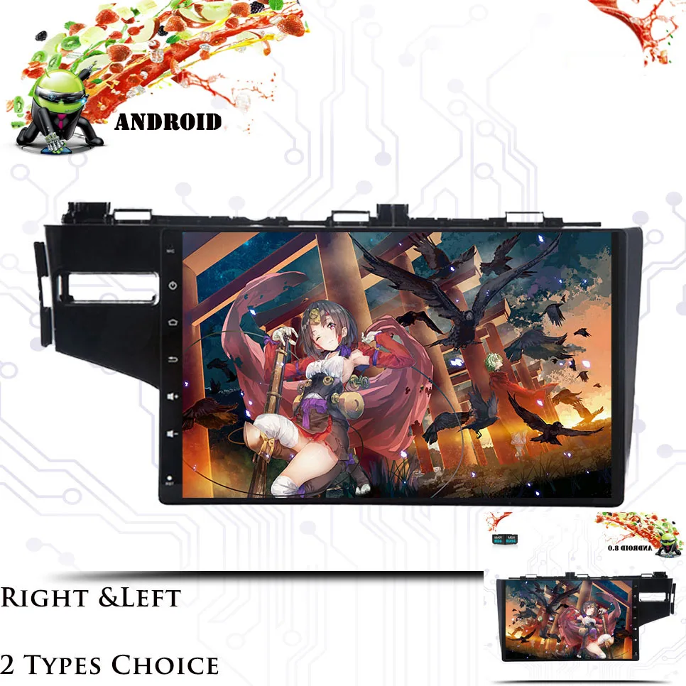 Perfect 10.1" IPS Android 9.0 Car DVD Multimedia Player GPS For honda Fit jazz 2014 2015 16-18 audio radio stereo navigation Head Unit 4