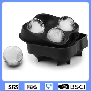 

1Pc New Arrival , Bar Drink Whiskey Sphere Silicone Spherical Round Ball Ice Brick Cube Maker Tray Mold Mould