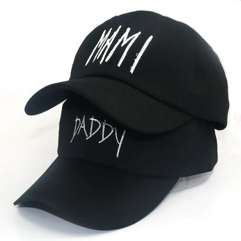 

new daddy Mami embroidery hats Unstructured adjustable cotton Baseball caps Dad/Mom Couple Hat Cap dad hat wholesale