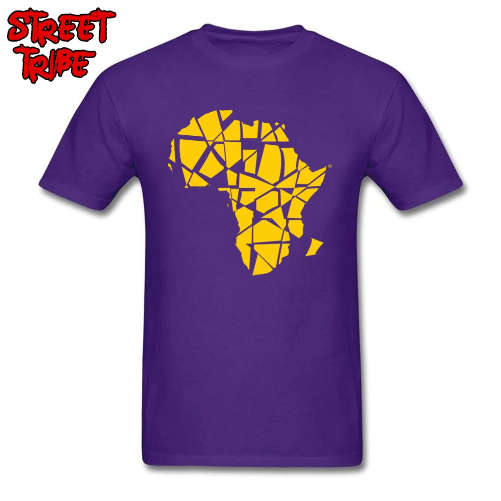 Dominant Mens T Shirt O Neck Short Sleeve 100% Cotton Fabric Africa Tops & Tees Printed Sweatshirts Free Shipping Africa purple