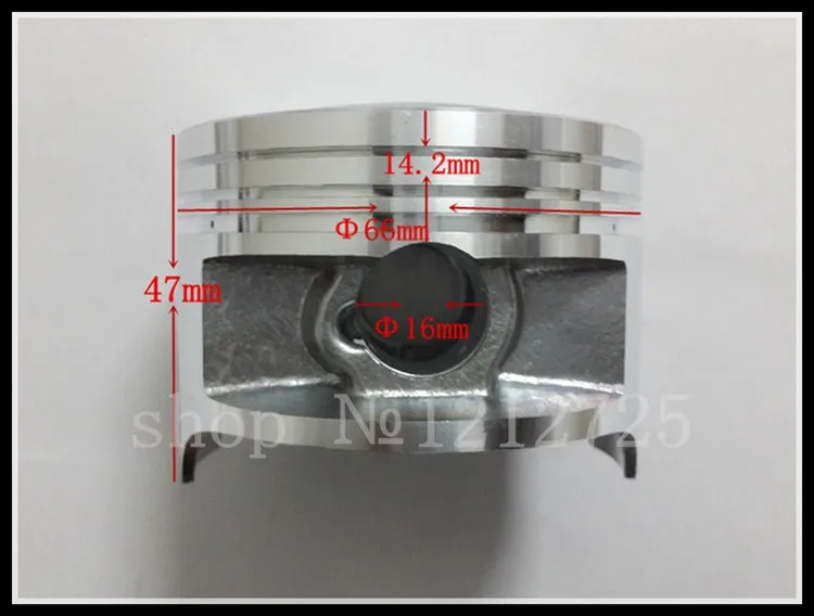 Мотоцикл поршневые кольца GS200 DR200 DF200 Поршневые кольца диаметр 66 мм поршневой палец 16 мм четырехтактный