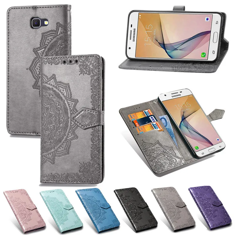 For Samsung Galaxy J5 Prime Case Samsung J5 Prime Cover PU Leather