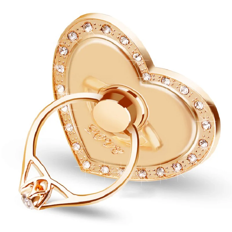 ZUCZUG Luxury 360 Degree Metal Finger Ring Holder Phone Holder Finger Stand Holder For iPhone 8 7 For Samsung Xiaomi Note 4X