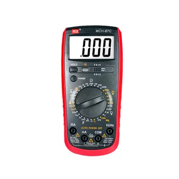 

High Precision Digital Multimeter Electrician Household Maintenance Handheld Digital Display Burn Protection MCH-87C Multimeter