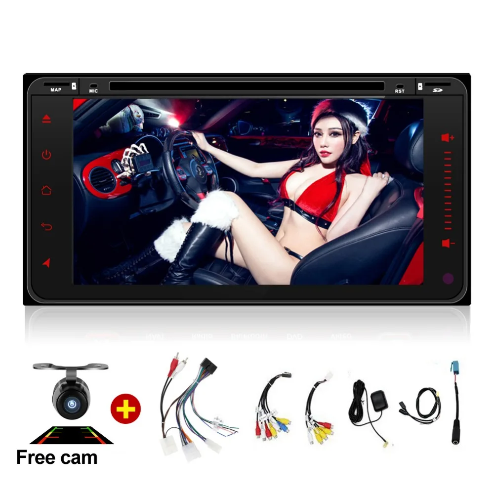 

Android 6.0 Quad Core 1G RAM car dvd player for Toyota Hilux VIOS Old Camry Prado RAV4 Prado 2003-2008 3G LTE Network