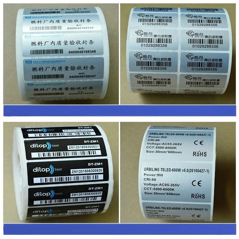 Aluminum serial number labels