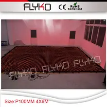 Новогоднее украшение P100MM 4X6 м светодиодный экран