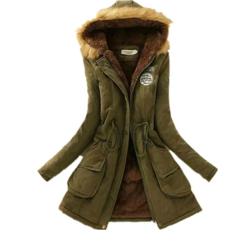 LZJ новые женские парки, Женское зимнее пальто, утепленная хлопковая зимняя куртка, женская верхняя одежда, парки для женщин, зимние S-XXXL