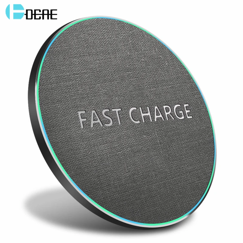 

DCAE 15W Quick Qi Wireless Charger For iPhone XS XR X 8 11 Pro Samsung S10 S9 Huawei P30 Pro Xiaomi Mi 9 10W Fast Charging Pad