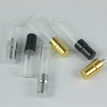 50 шт./лот 3 мл, 5 мл, 10 мл Глазурь Тонкий спрей бутылки образцы стеклянных флаконов портативный мини-стеклянные флаконы Parfum бутылки оптом