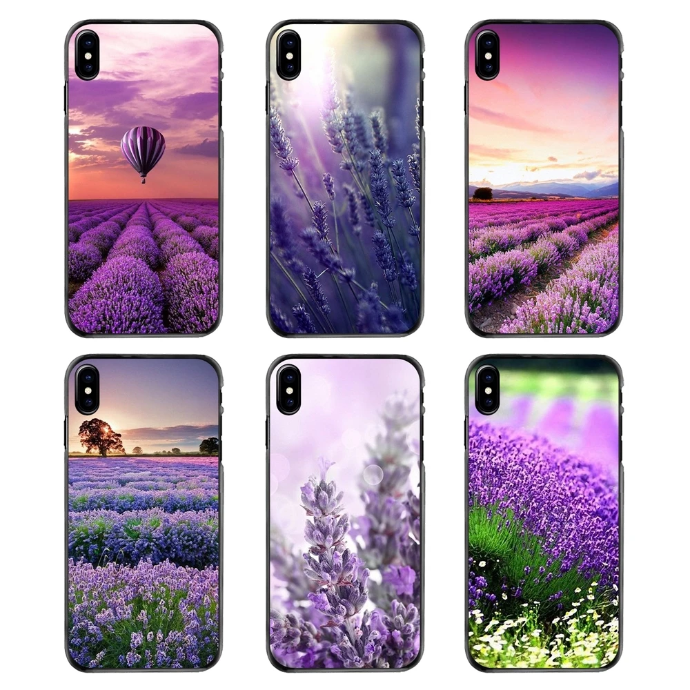 For Huawei P7 P8 P9 P10 Lite Plus 2017 2016 Honor 5C 6 4X 5X Mate 8 7 9 Phone Cases Lavender Flower purple Lavandula vanilla Art |