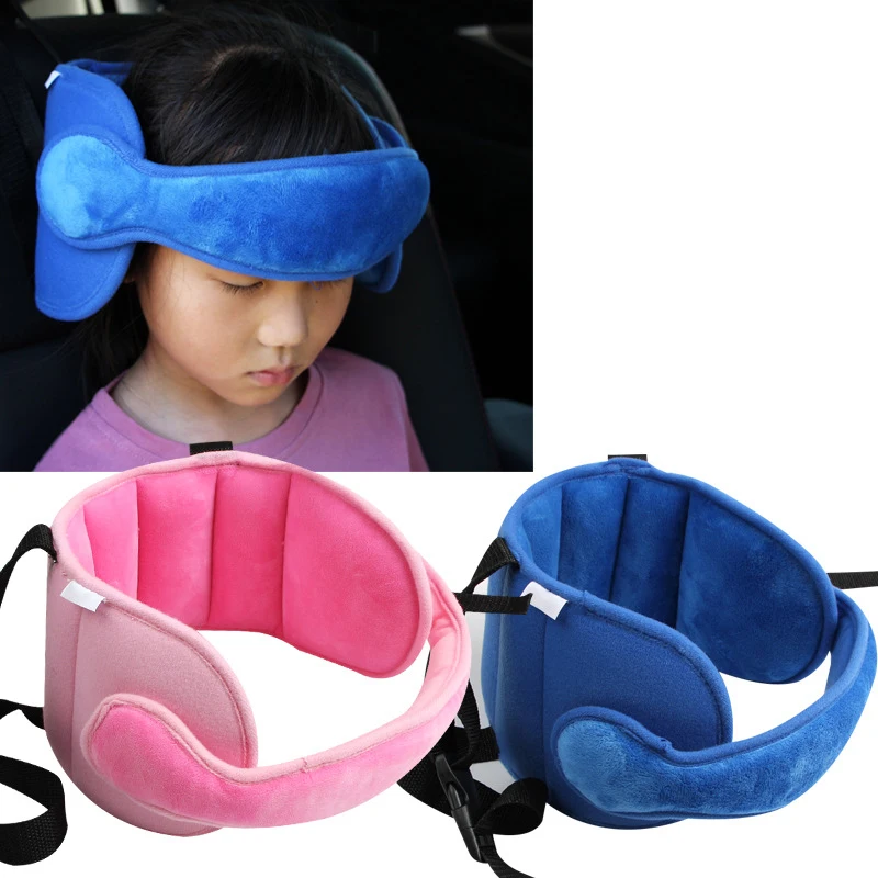 Velcro Car Seat Head Supports Baby Head Sleeping Pillow Kid Neck