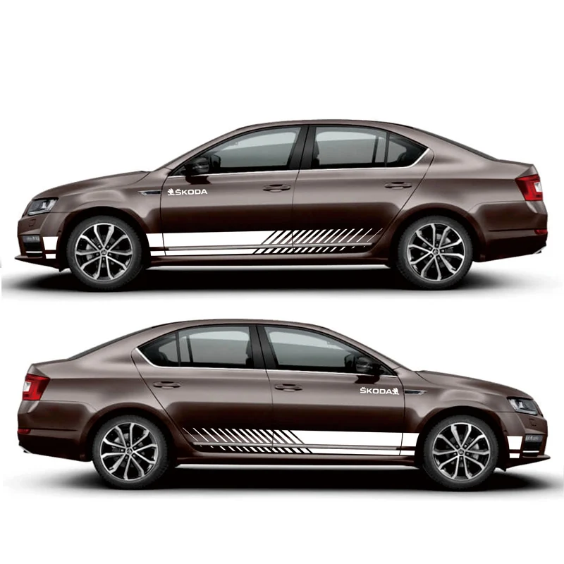Автостайлинг TAIYAO Спортивная Автомобильная наклейка для Skoda Octavia стикер Mark Levinson