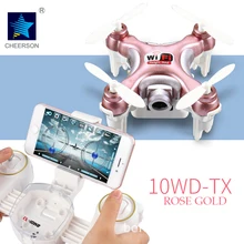 Cheerson CX-10WD CX10WD RC Drone Wifi HD Camera Video FPV Remote Control Toys uadcopter Helicopter Aircraft Plane Children Gift