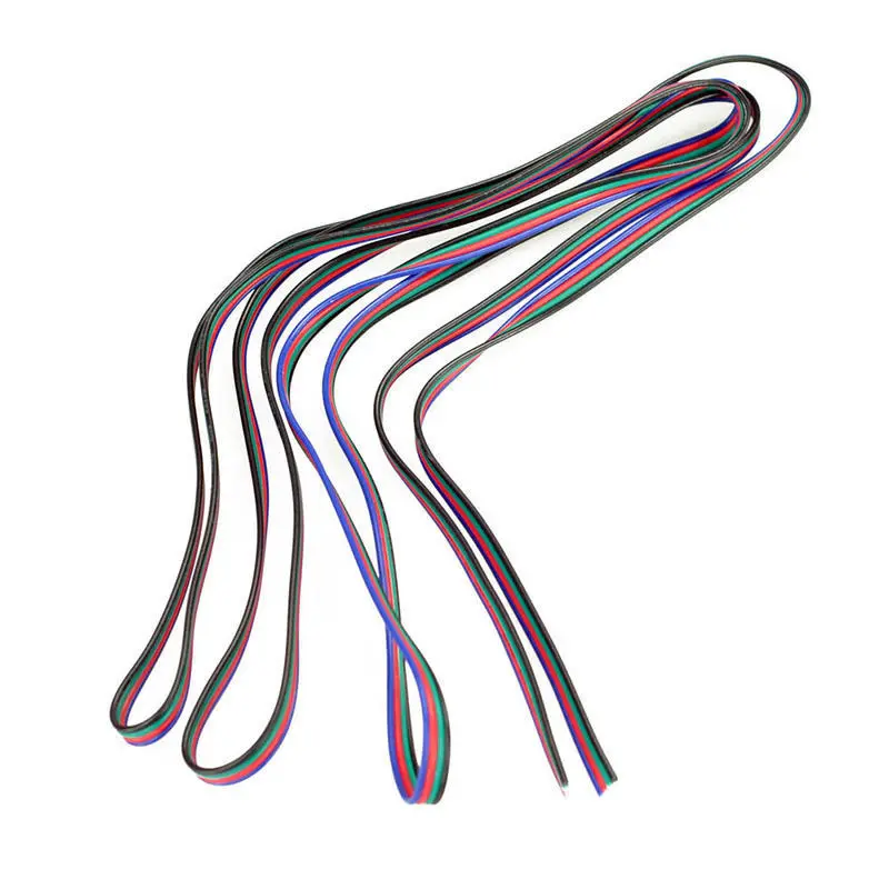 4-контактный RGB удлинитель провод шнур для гибких 5050 3528 светодиодный RGB полосы и RGB модули Светодиодный аксессуар соединительный провод