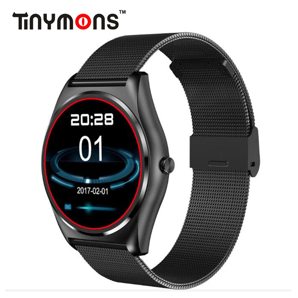

N3 Smart Round Watch With Heart Rate Monitor Bluetooth Smart Watch Wireless charging Support Call Reminder Fitness Smartwatch