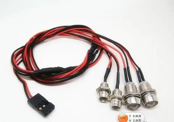 YUKALA RC car accesories led rc car light with alloy light fixture for 1:10 1:8 RC drift /Flat/Monster Truck car YUKALA RC car accesories led rc car light with alloy light fixture for 1:10 1:8 RC drift /Flat/Monster Truck car