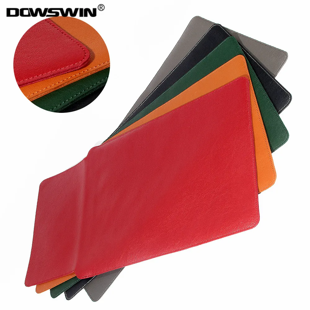 DOWSWIN Case for Macbook Air 13 11 Pro 13 15 Case For Laptop Bag Sleeve Leather Notebook Bag for Macbook Pro Case Waterproof