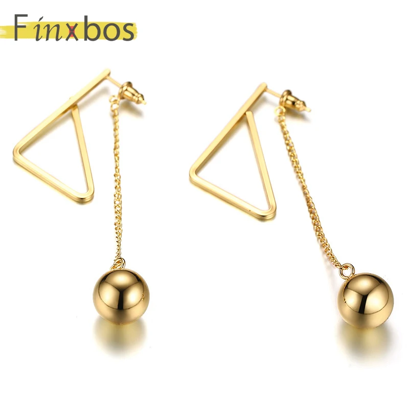 Простые Модные поп серьги в стиле ins Finxbos|Серьги-подвески| |