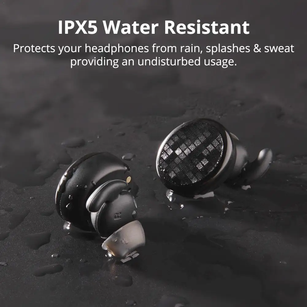 Tronsmart Encore Spunky Buds Bluetooth Earphones Wireless Earphone True Wireless Stereo Earbuds IPX5 with Mic for Phones