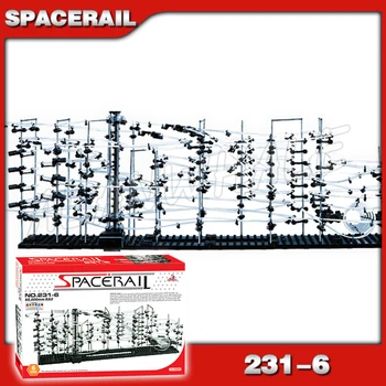 

6000cm Rail Level 6 Marble Run Maze Roller Coaster Electric Elevator Model Building Kit STEM Learning Toy Rolling ball Sculpture