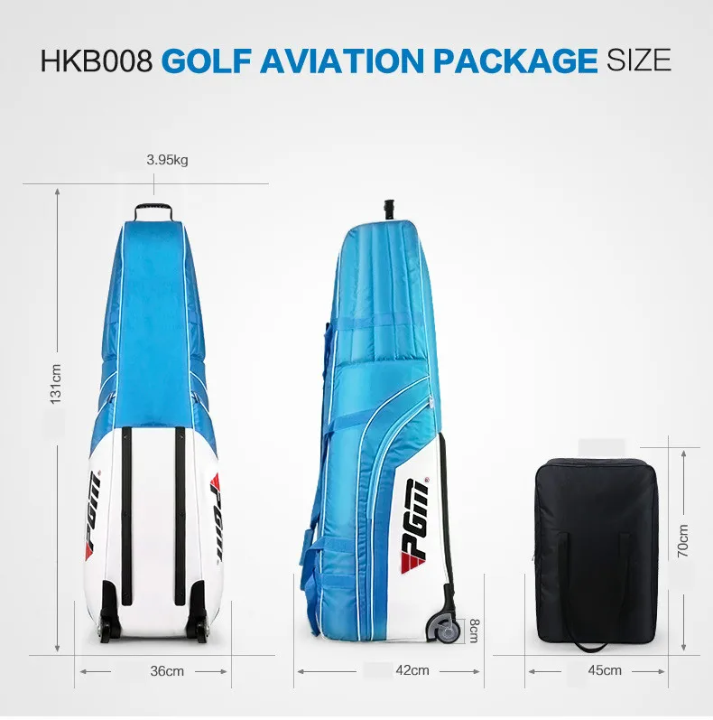 PGM Golf Air Pack Пылезащитная упаковочная сумка утолщенная авиационная упаковка складная hkb008