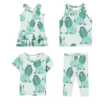 Bobozone Lion Vert Clair Robe T-shirt Top pour garçons filles enfants