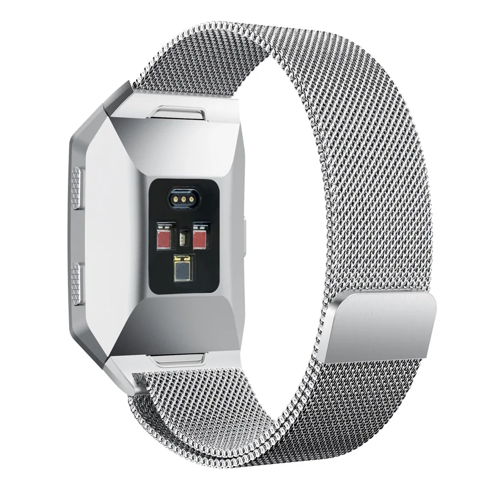 Для Fitbit ионический ремешок, магнитный с миланским плетением Петля из нержавеющей стали ремешок Ремешок Замена аксессуары для Fitbit Ionic ремешок для часов