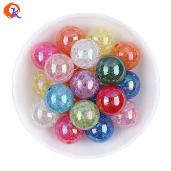 

20MM 100Pcs/Lot Choose Colors Gumball Acrylic AB Crack Beads Colorful Chunky Beads For Necklace Making Jewelry CDWB-701299