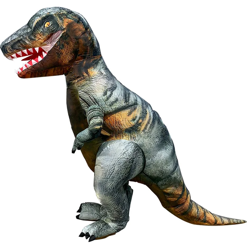 Надувной костюм H &amp ZY для взрослых T REX рождественский косплея динозавра на