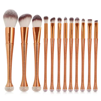 

Pro 12pcs/set 3D Colorful Makeup Brushes Powder Foundation Eye Shadow Eyebrow Blush Contour Blending Cosmetic Beauty Brushes Kit