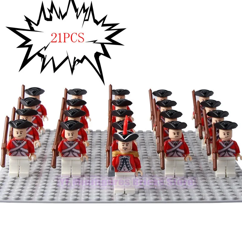LegoING армейский морской корпус Минифигурки имперские королевские охранники с