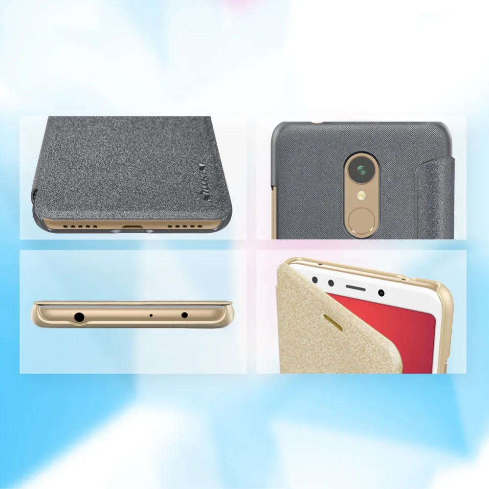 Nillkin PC Leather Cover For Xiaomi Redmi 5 Case Shock Proof Blank Custom Cooling Liquid Phone 360 Protective Phone Cases (12)