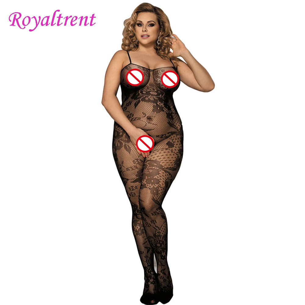 XL Erotic Lingerie Lace Embroidery High-Grade Open Slings Jumpsuits Pussy Bodystocking Sexy Underwear Transparent | Тематическая