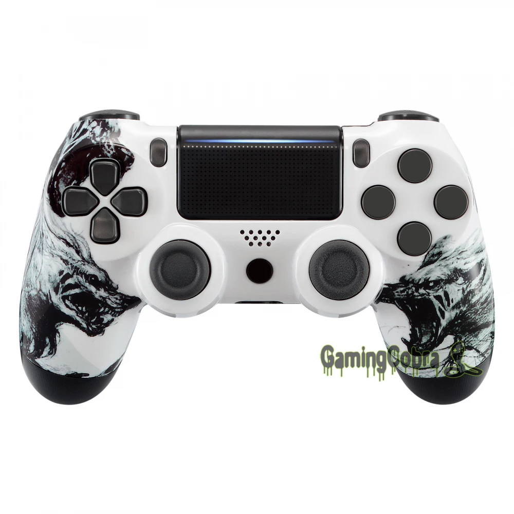 

Wolf Soul Cover Top Housing Shell Case Replacement for PS4 Pro Slim Controller JDM-040 JDM-050 JDM-055 #SP4FT09