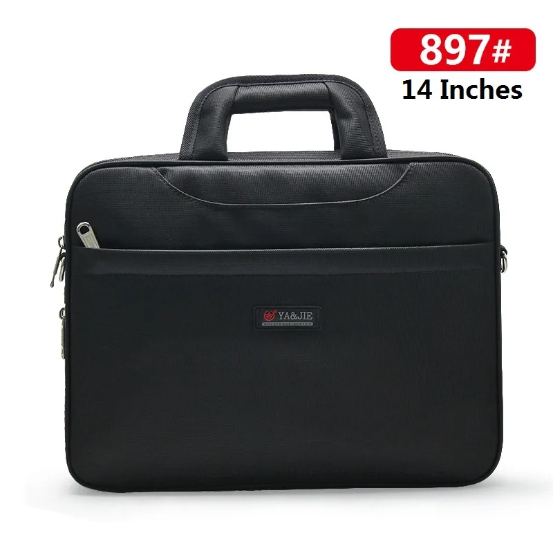 4 стиля Бизнес Мужчины 14 16 дюймов ноутбук водонепроницаемый Оксфорд плечевой ремень портфель - Цвет: 897-14inches