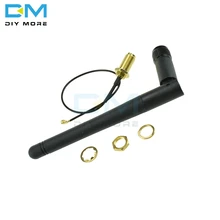Ganho sem fio da vara 2db 2.5db da antena de 11cm 2.4g sma para nrf24l01 pa cc2500 módulo 20cm cabo adaptador ipx para arduino