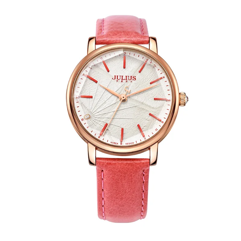 

Julius Women's Watch For Large Wrist Stylish Pink Blue Latest Quartz Gift Watch On Sale Fancy Attractive Unique Whatch JA-888