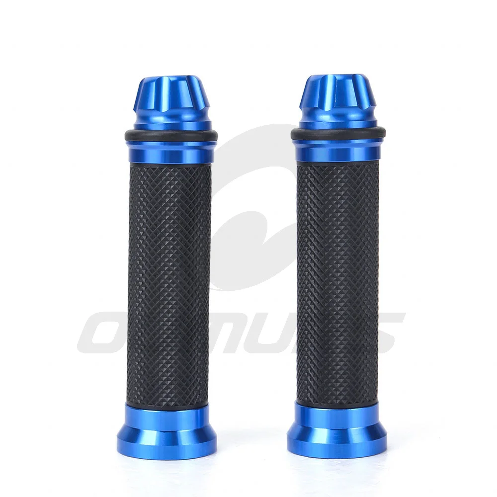 OUMURS ручка мотоцикла бар Универсальный 7/8 ''22 мм CNC мотоцикл ручка часть гонки для Honda kawasaki Yamaha Suzuki Ducati - Цвет: BLUE