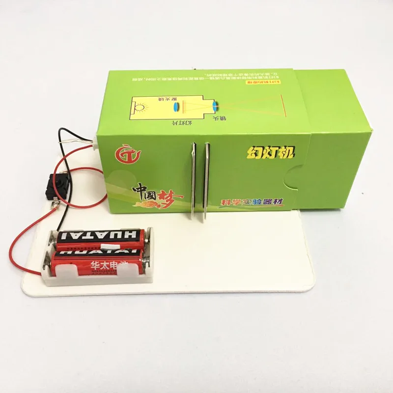 Happyxuan DIY бумажный скользящий проекционный комплект оптическое Образование Дети