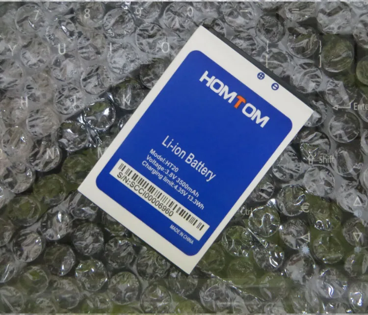 

3.8V batteries Rechargeable Li-ion Li-polymer Built-in lithium polymer battery for HOMTOM battery HT20 cell battery 3500mah
