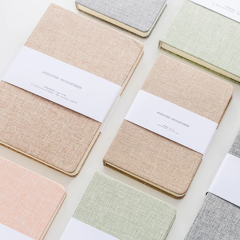 32K Simple Cloth Cover Fashion Notebook Blank Cute Notebook Traveler Notebook