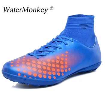 

WaterMonkey Adults Men's Football Shoes Soccer Shoes Hard Court Football Boots Broken Nails Training Soccer Boot Plus Size 33-45