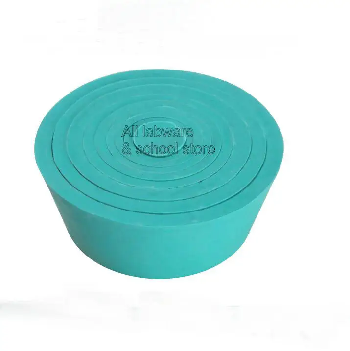 

8*1pcs/set rubber green Buchner funnel holder, filter sealing plug filter bottle funnel supporting rubber cushion cover plug