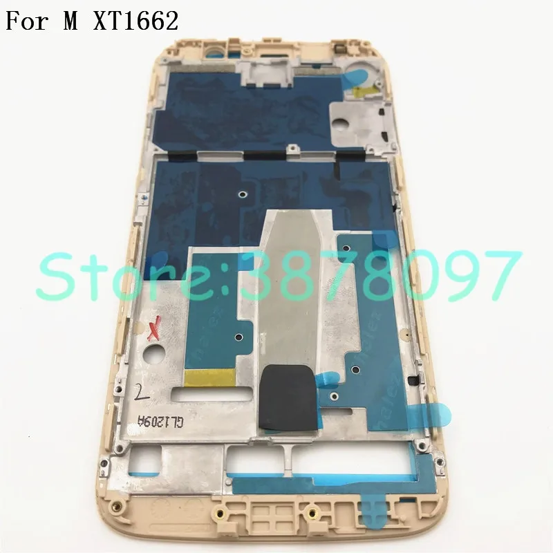 

New For Motorola Moto M XT1662 Middle Front Frame Bezel Housing LCD Screen Holder Frame Repair parts