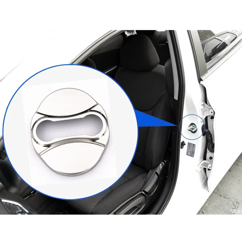Для hyundai Solaris аксессуары 4 шт. крышка дверного замка автомобиля из нержавеющей стали для стайлинга автомобилей