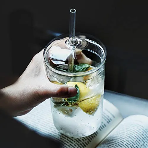 Glass Reusable Smoothie Drinking Straws03