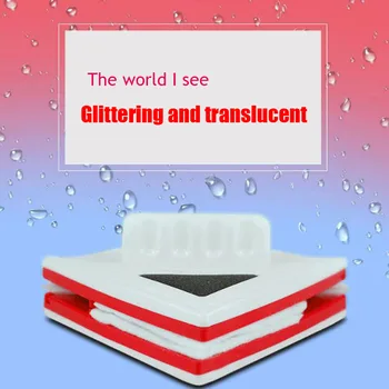 

Strong magnetic high-rise wiping window artifact wiping double-deck hollow cleaning brushes household window glass